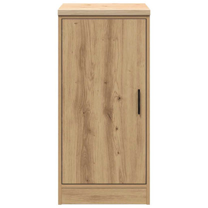 Garage Storage Cabinet Solid Wood Pine 40 x 51 x 85 cm 1 Wood Door Artisan oak