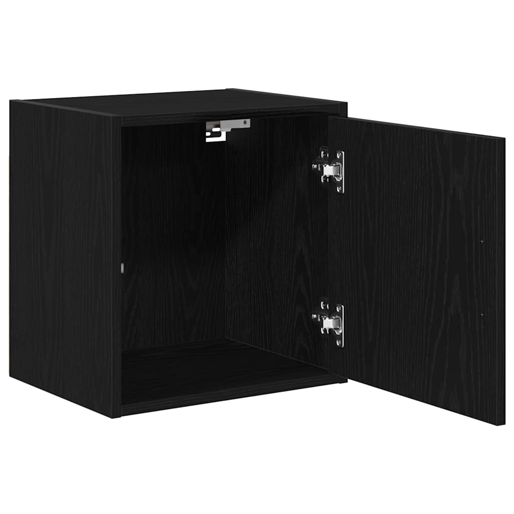 Garage Wall Cabinets Engineered Wood 2 pcs 40 x 30 x 41 cm Black