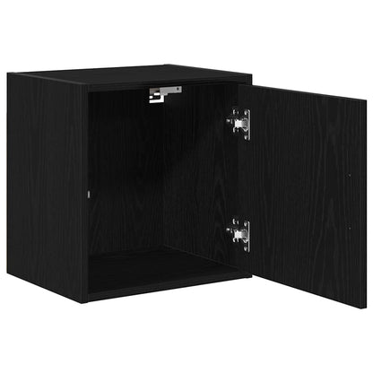 Garage Wall Cabinets Engineered Wood 2 pcs 40 x 30 x 41 cm Black