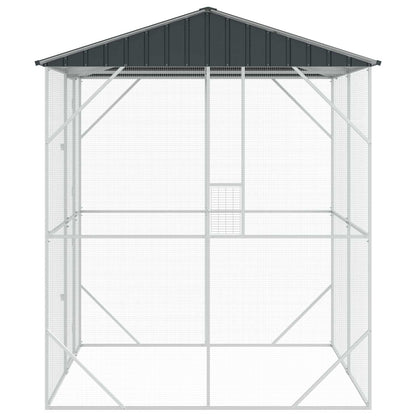 vidaXL Bird Cage Anthracite 215 x 208 x 247 cm 4