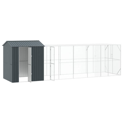 vidaXL Bird Cage Anthracite 824 x 208 x 247 cm Galvanised Steel 2