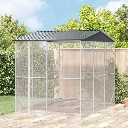 vidaXL Bird Cage Anthracite 227 x 310 x 247 cm 1