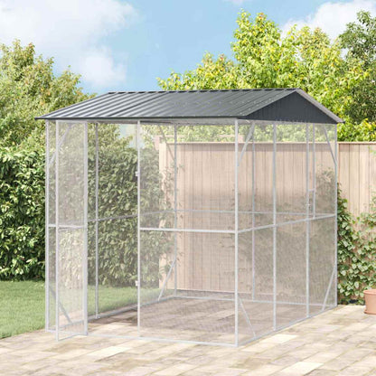 vidaXL Bird Cage Anthracite 227 x 310 x 247 cm 3