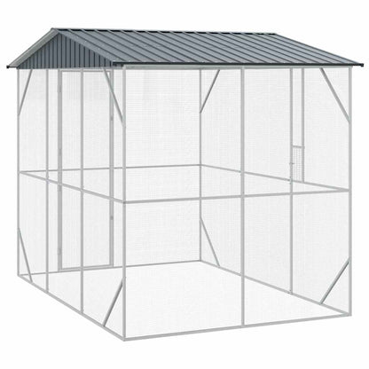 vidaXL Bird Cage Anthracite 227 x 310 x 247 cm 5