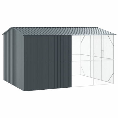 vidaXL Bird Cage Anthracite 430 x 310 x 247 cm Galvanised Steel 5
