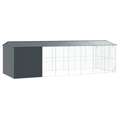 vidaXL Bird Cage Anthracite 860 x 310 x 247 cm Galvanised Steel 5