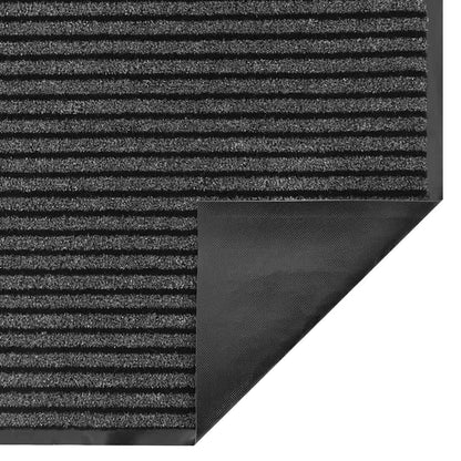 Doormat Stripe Black and Grey 300 cm