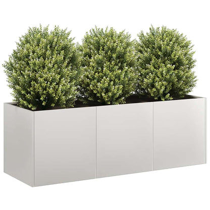 Planter 120x40x40 cm Cold-rolled Steel Stainless steel