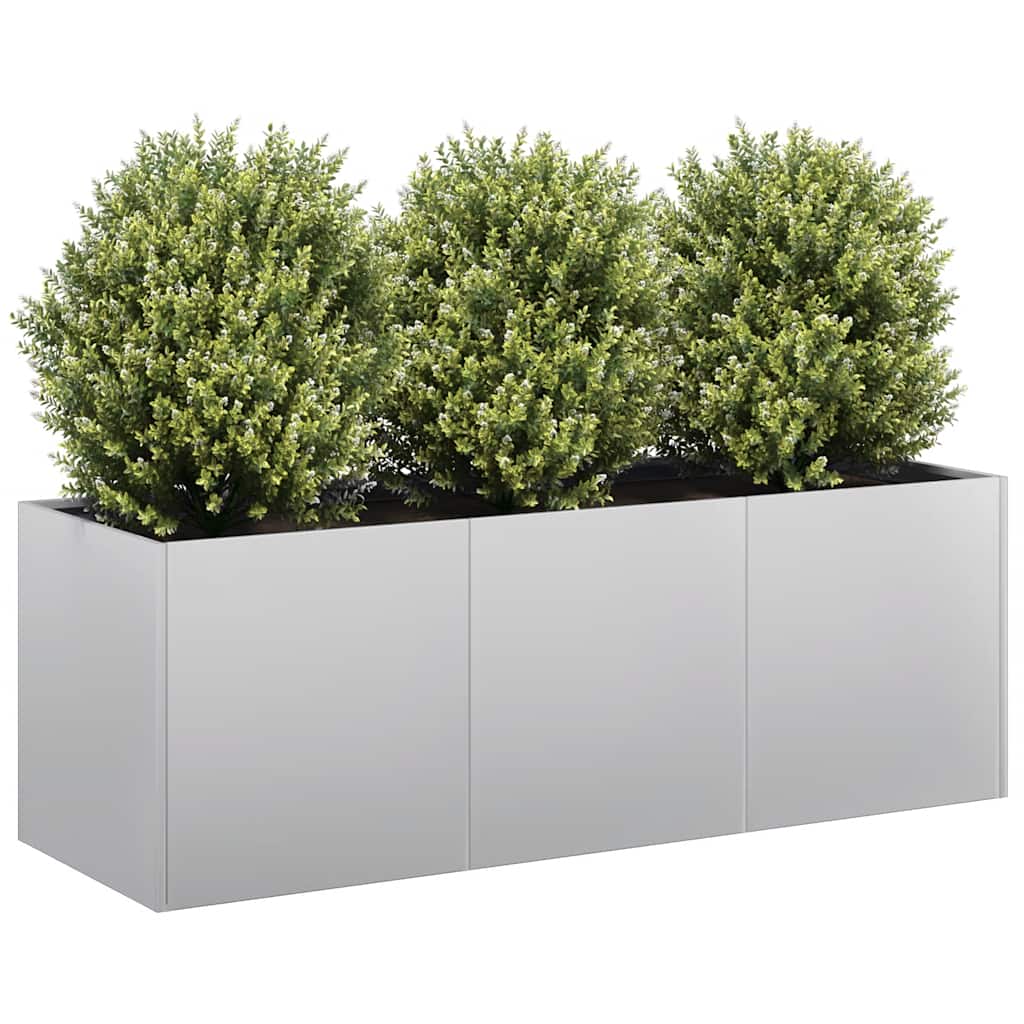 Planter 120x40x40 cm Cold-rolled Steel Galvanised steel