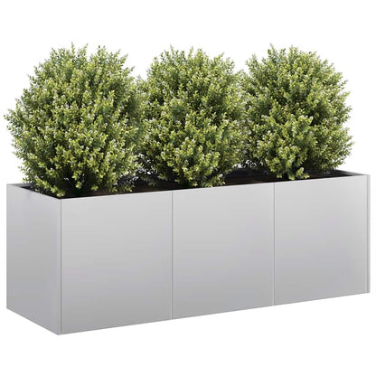 Planter 120x40x40 cm Cold-rolled Steel Galvanised steel