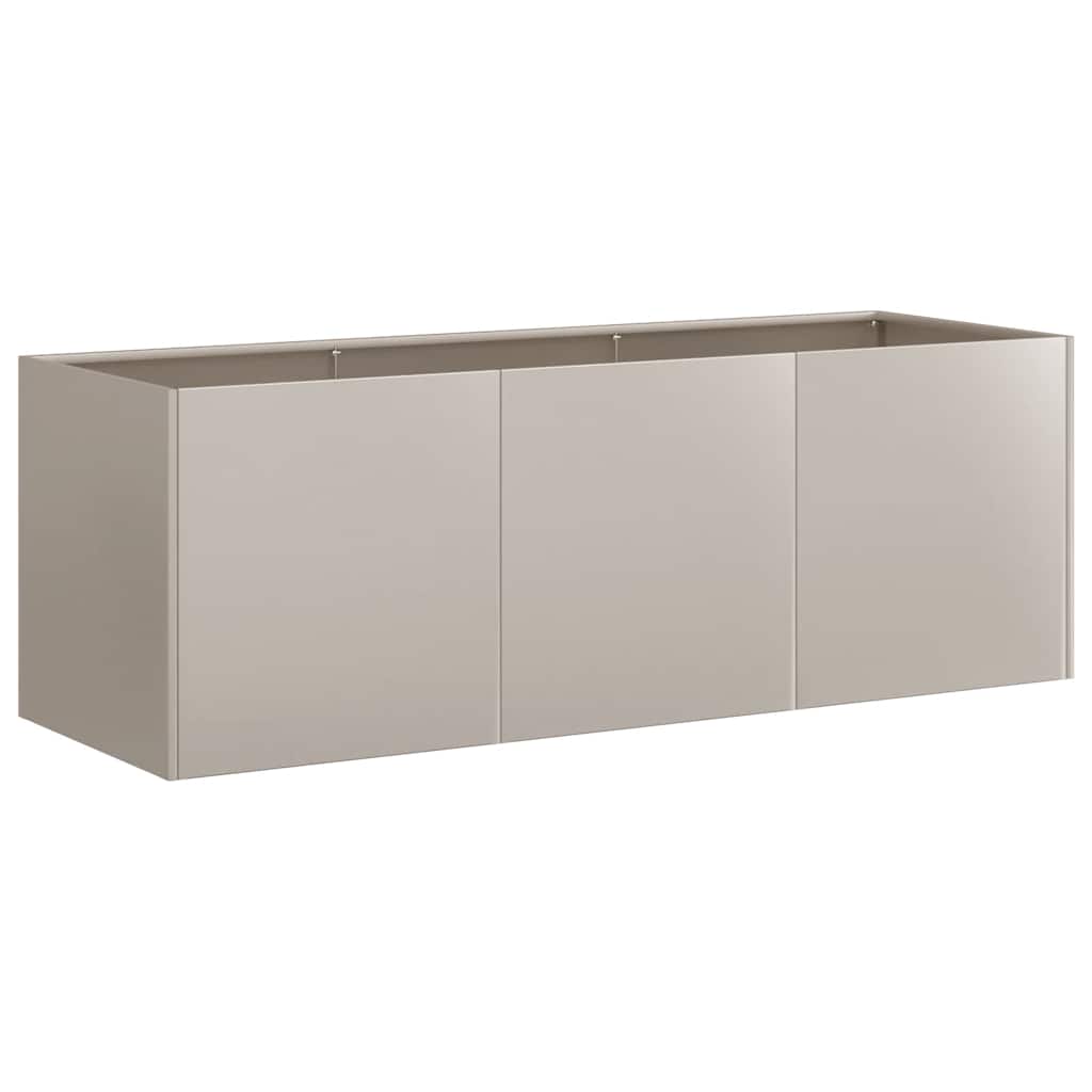 Planter 120x40x40 cm Cold-rolled Steel Weathering steel