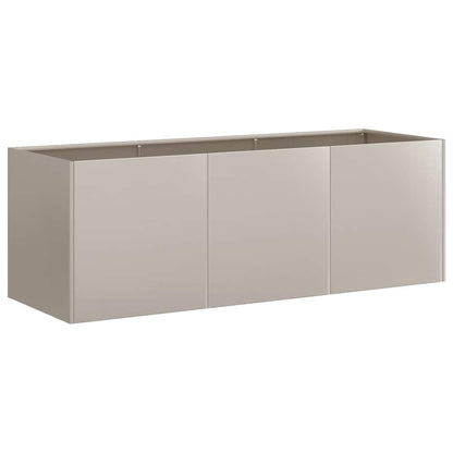 Planter 120x40x40 cm Cold-rolled Steel Weathering steel