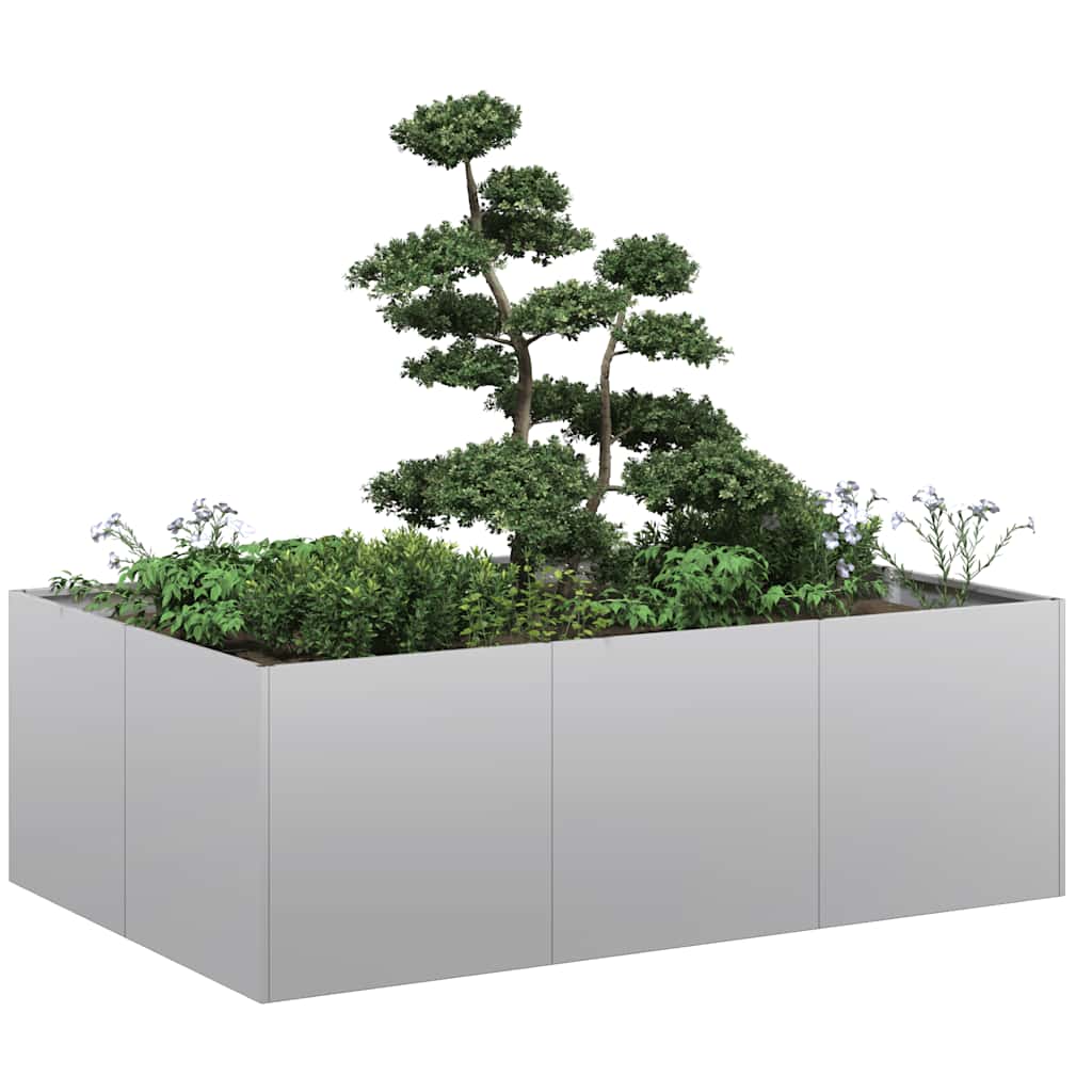 Planter 120x80x40 cm Steel Galvanised steel