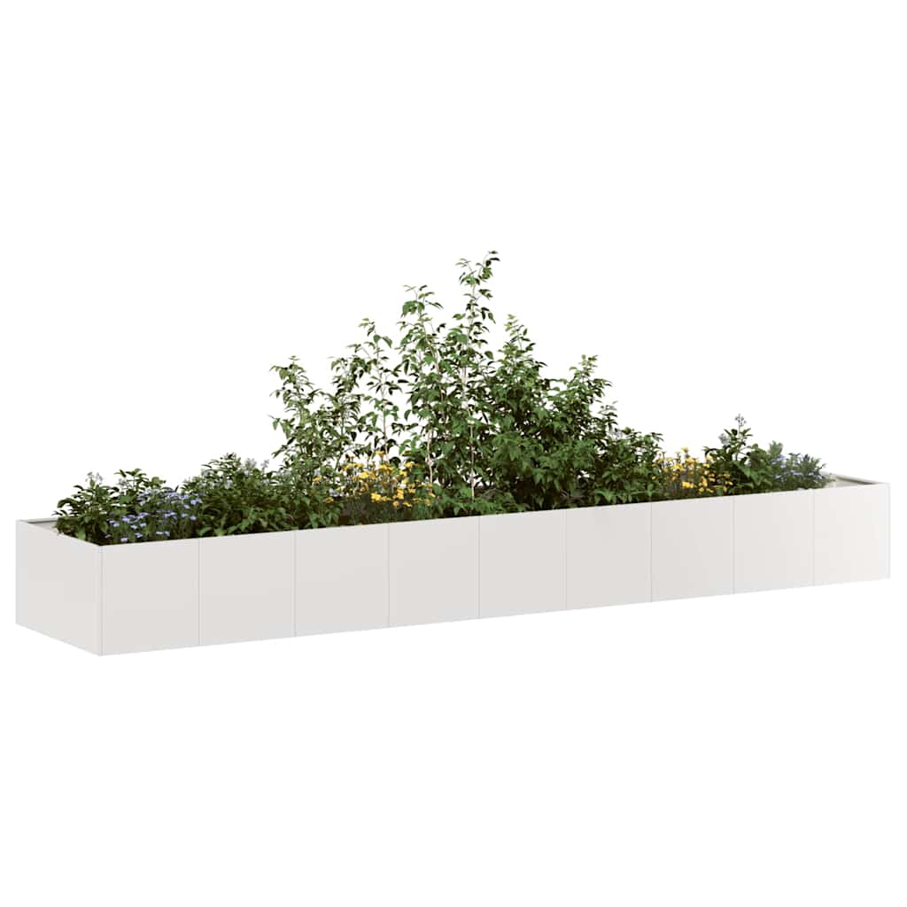 Planter 360x80x40 cm Steel Stainless steel