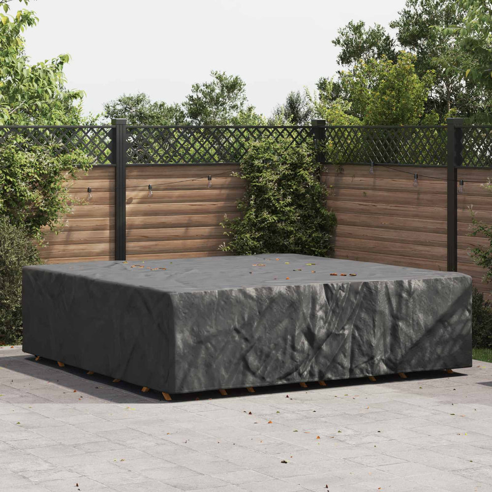 vidaXL Furniture Cover Plain Black 600D 600D Oxford Fabric