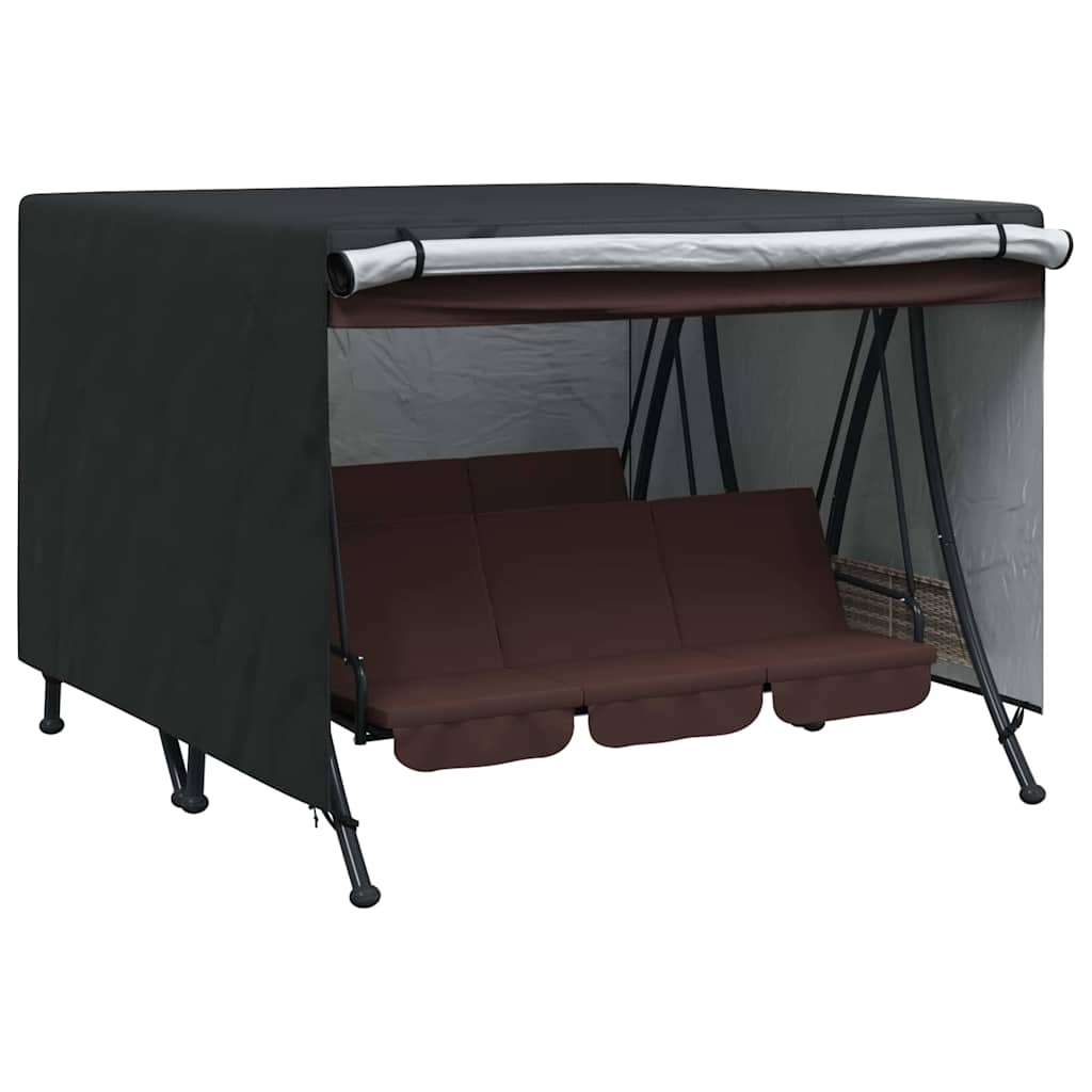 Outdoor Swing Cover Black 600D Oxford Fbric 420D Oxford fabric