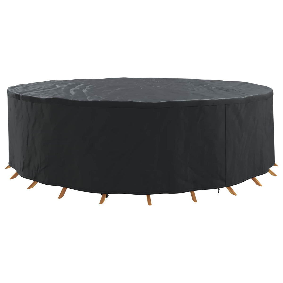 Furniture Cover 600D Oxford Fbric Round Black 600D Oxford Fabric 71 cm