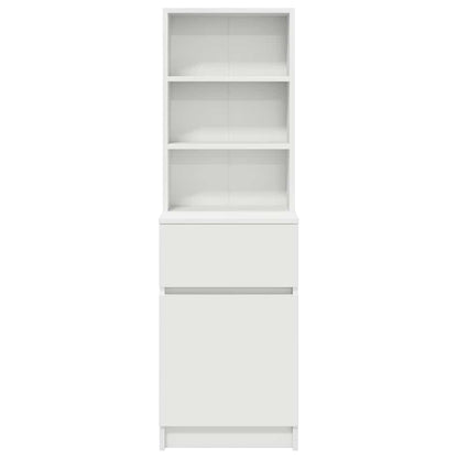 Bedside Cabinet 39x35x125 cm Engineered Wood White
