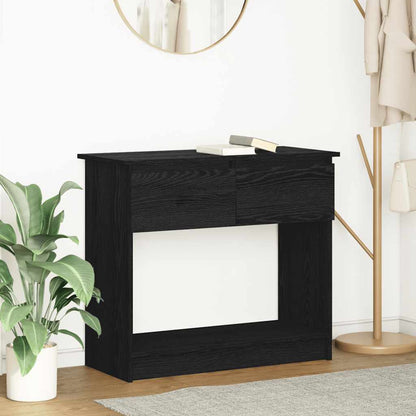 Console Table with Drawers 85,5x38,5x74,5 cm Black