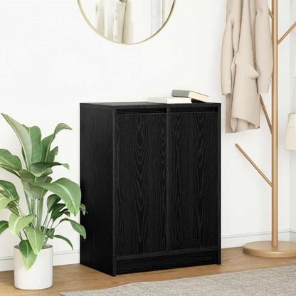 Sideboard 57x34x76 cm Engineered Wood Black oak