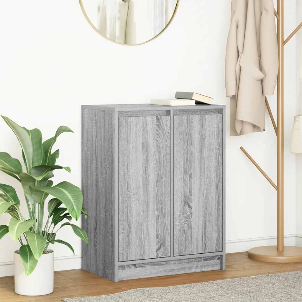 Sideboard 57x34x76 cm Engineered Wood Grey sonoma