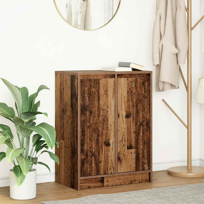 Sideboard 57x34x76 cm Engineered Wood Old wood