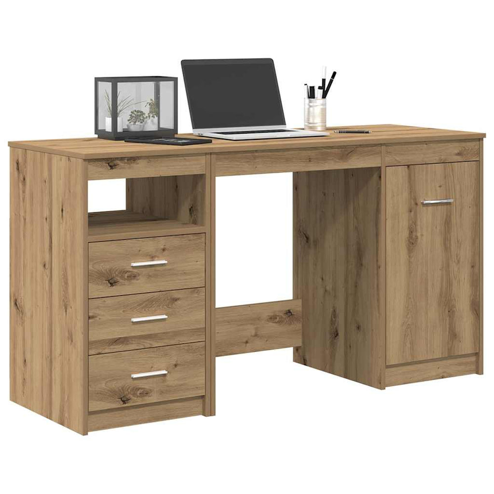 vidaXL Desk 140x50x76 cm Engineered Wood