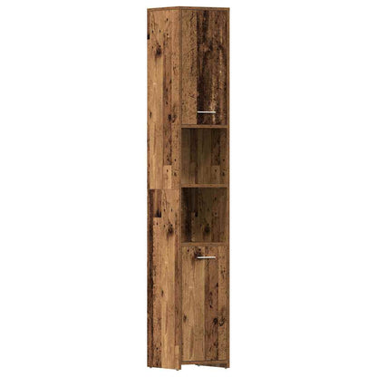 4 Piece Bathroom Furniture Set Engineered Wood Old wood