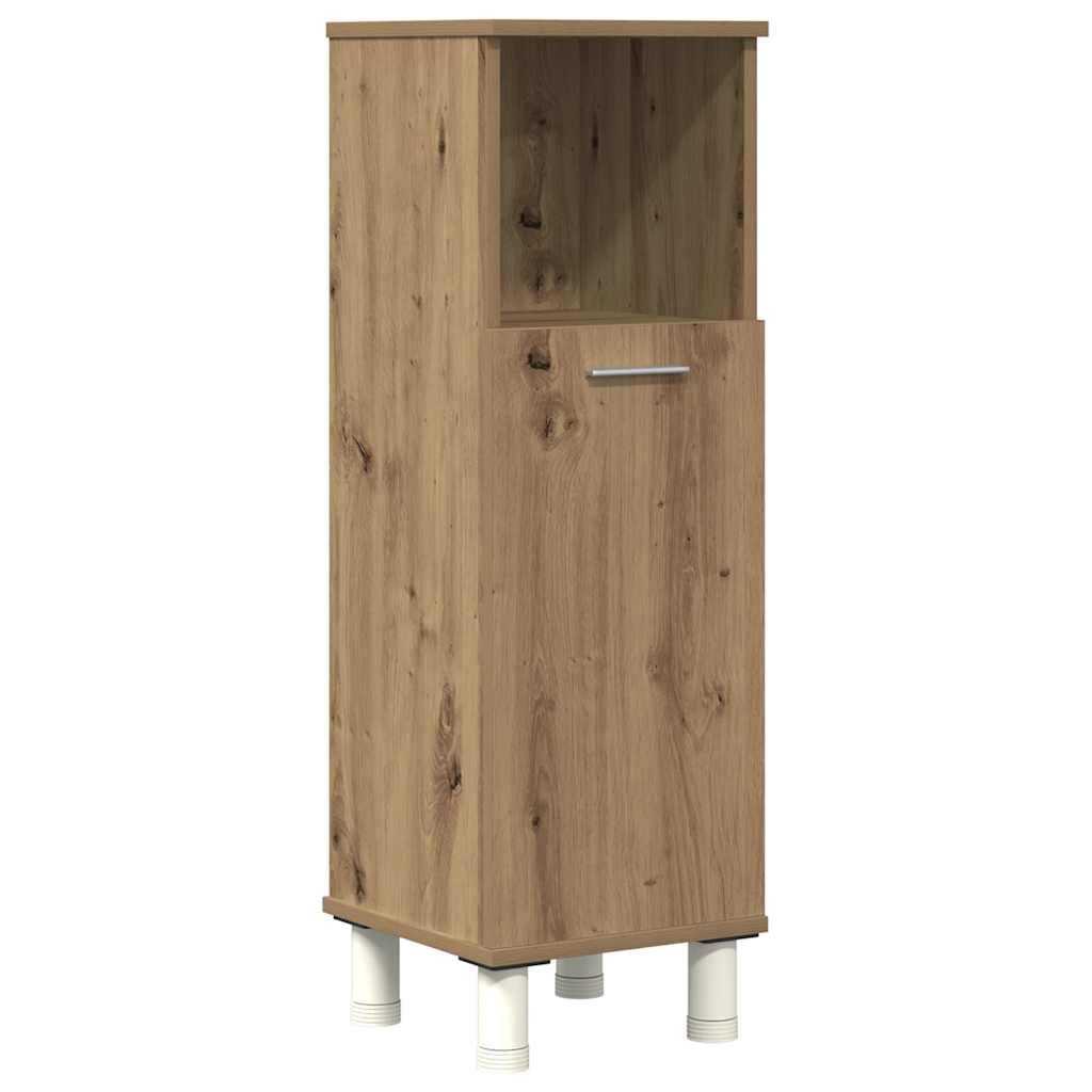 4 Piece Bathroom Furniture Set Engineered Wood Artisan oak