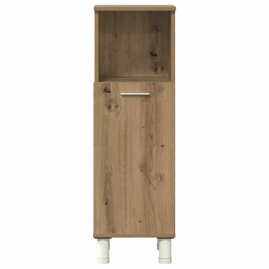 4 Piece Bathroom Furniture Set Engineered Wood Artisan oak