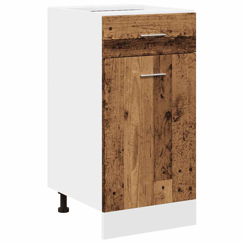 vidaXL 7 Piece Kitchen Cabinet Set Lyon Old Wood Engineered Wood 5