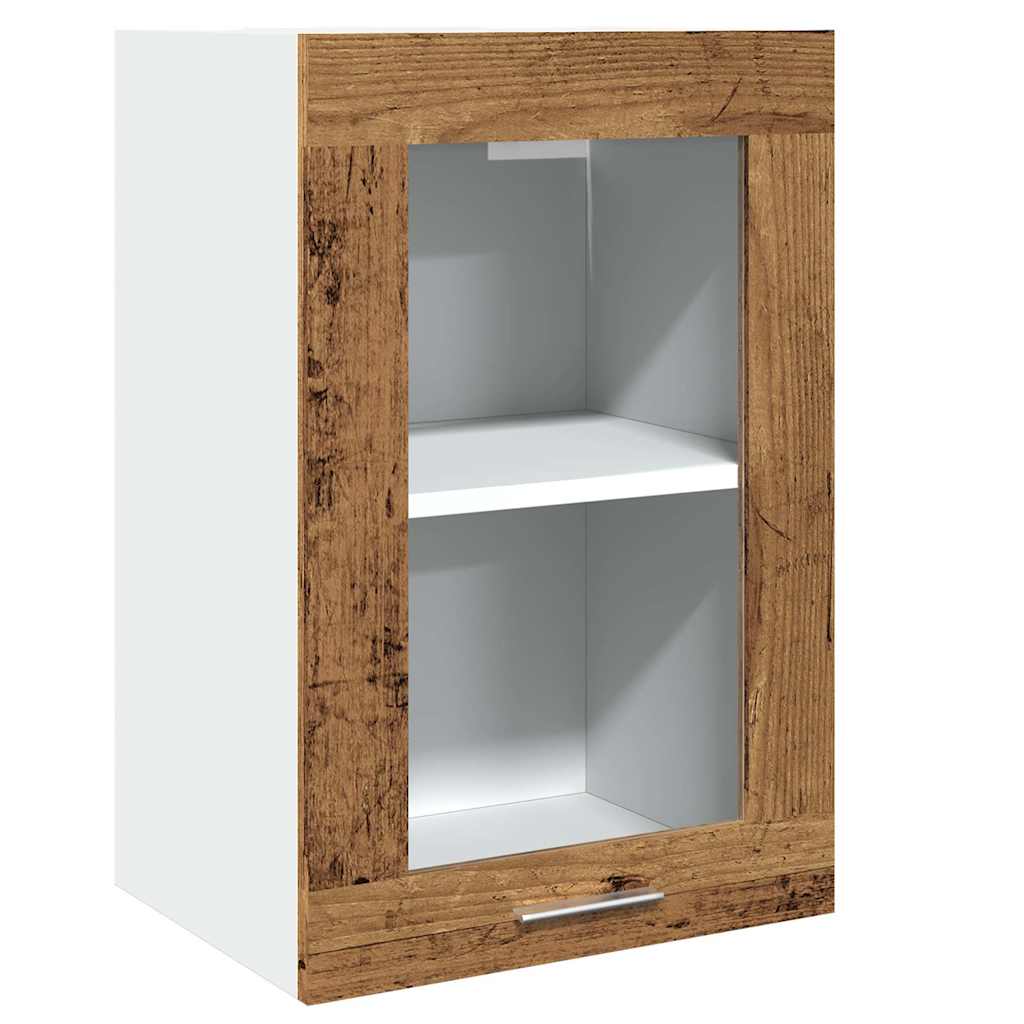 vidaXL 11 Piece Kitchen Cabinet Set Lyon" Old Wood Engineered Wood 4