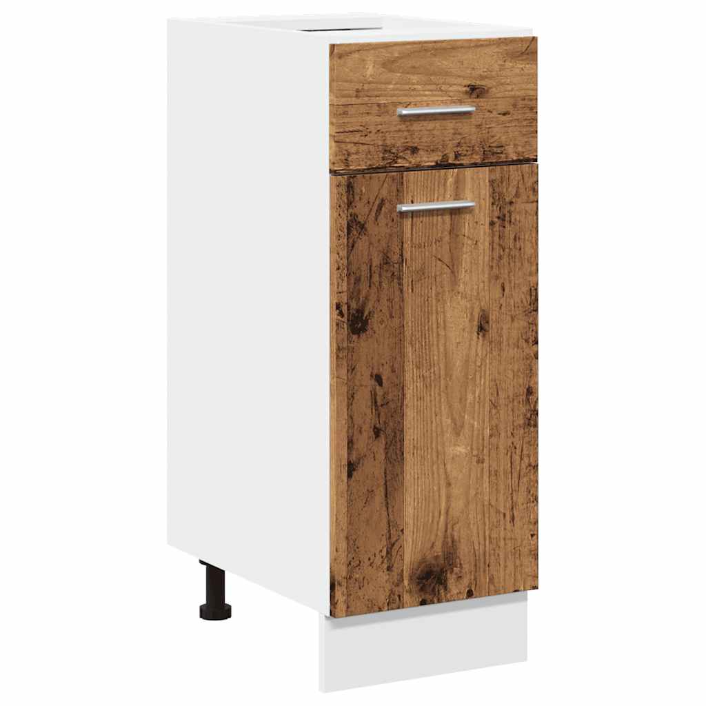 vidaXL 11 Piece Kitchen Cabinet Set Lyon" Old Wood Engineered Wood 5