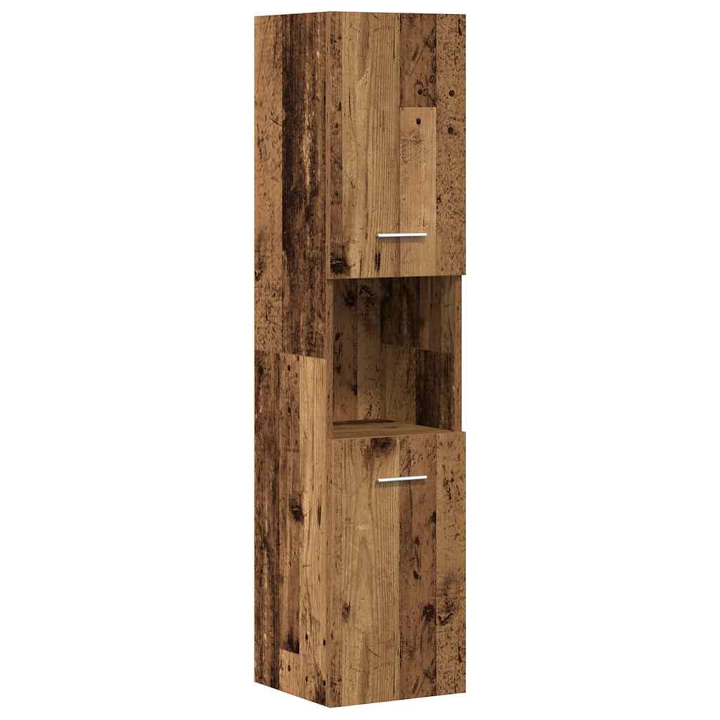 Bathroom Furniture Set Engineered Wood 90 x 38.5 x 46 cm Old wood