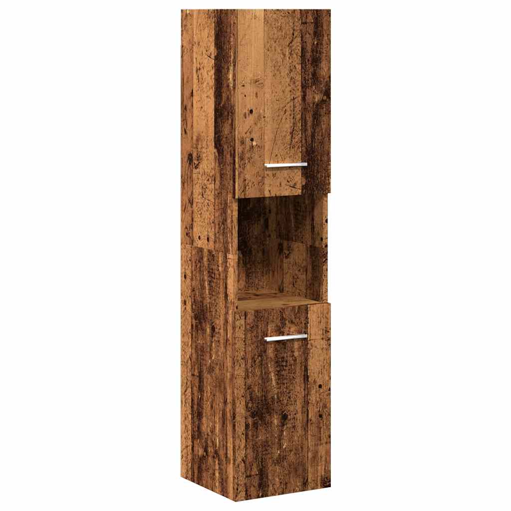 Bathroom Furniture Set Engineered Wood 90 x 38.5 x 46 cm Old wood