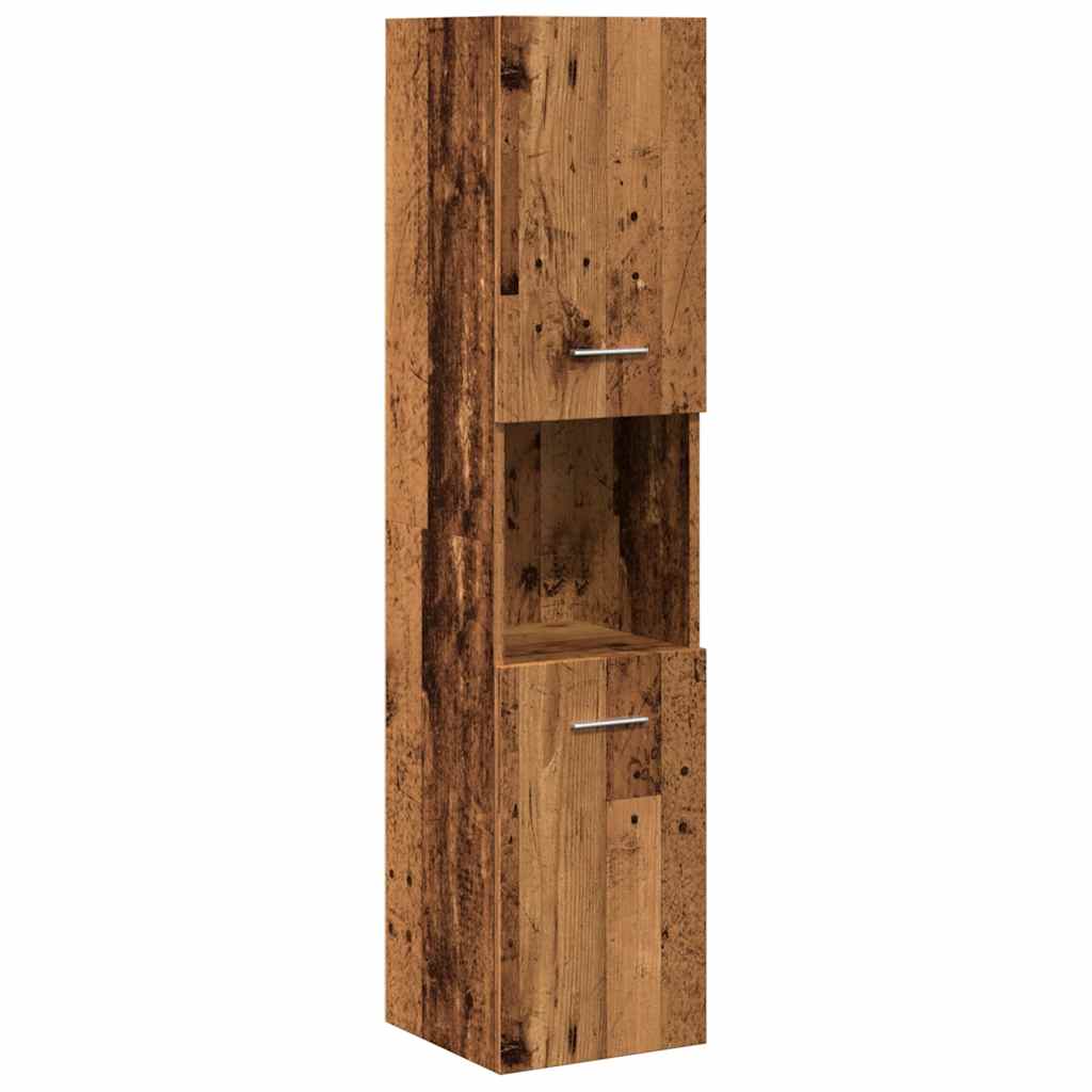 Bathroom Furniture Set Engineered Wood 90 x 38.5 x 46 cm Old wood