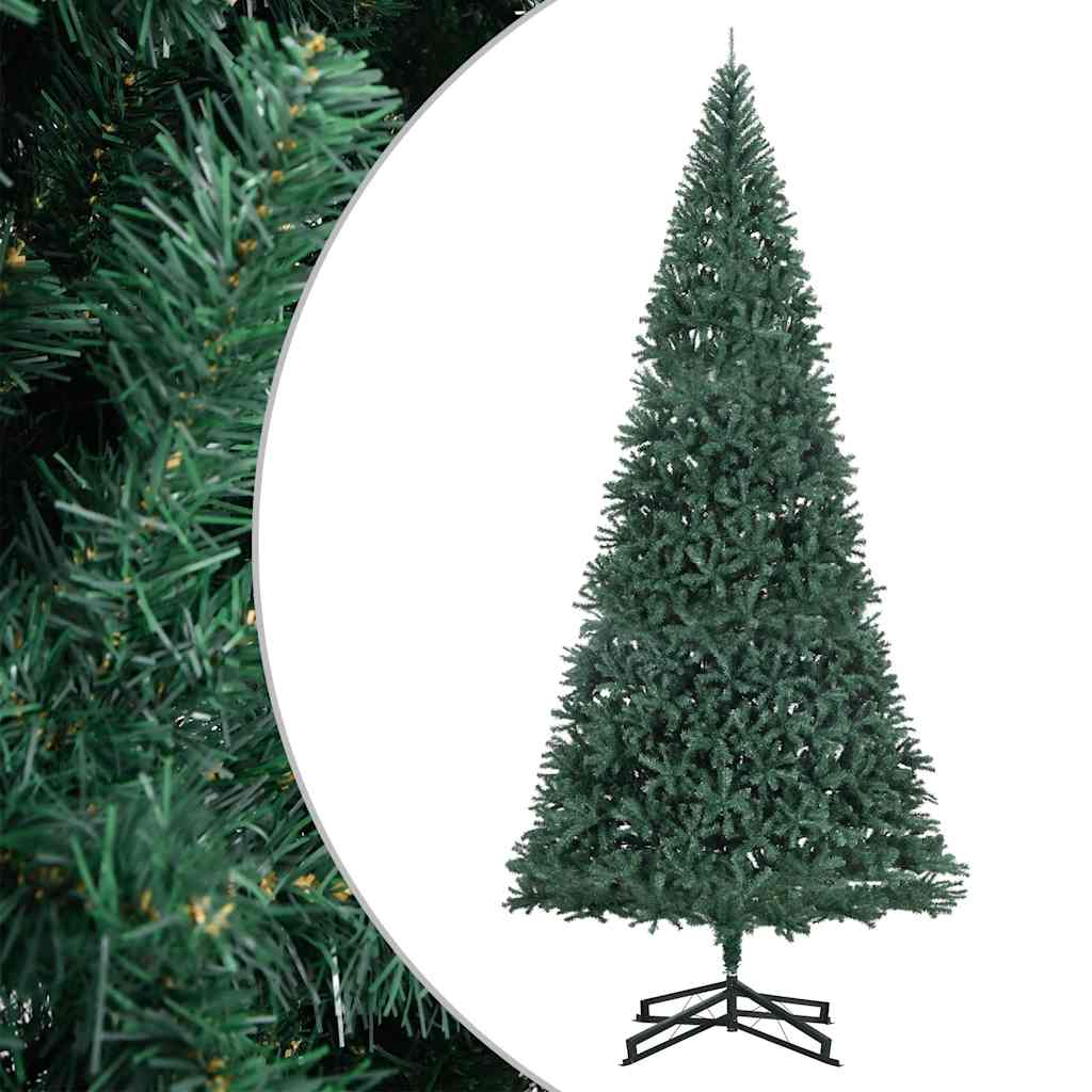 vidaXL Artificial Christmas Tree with Stand Green 500 cm PVC 1