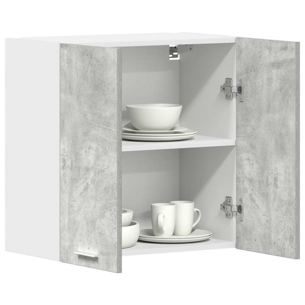 Hanging Cabinet "Lyon" 39.5x31x60 cm Concrete Grey 1x hanging cabinet (2 doors) 60 cm wide 60 cm high