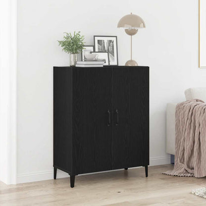 Sideboard 70x34x90 cm Engineered Wood Black oak