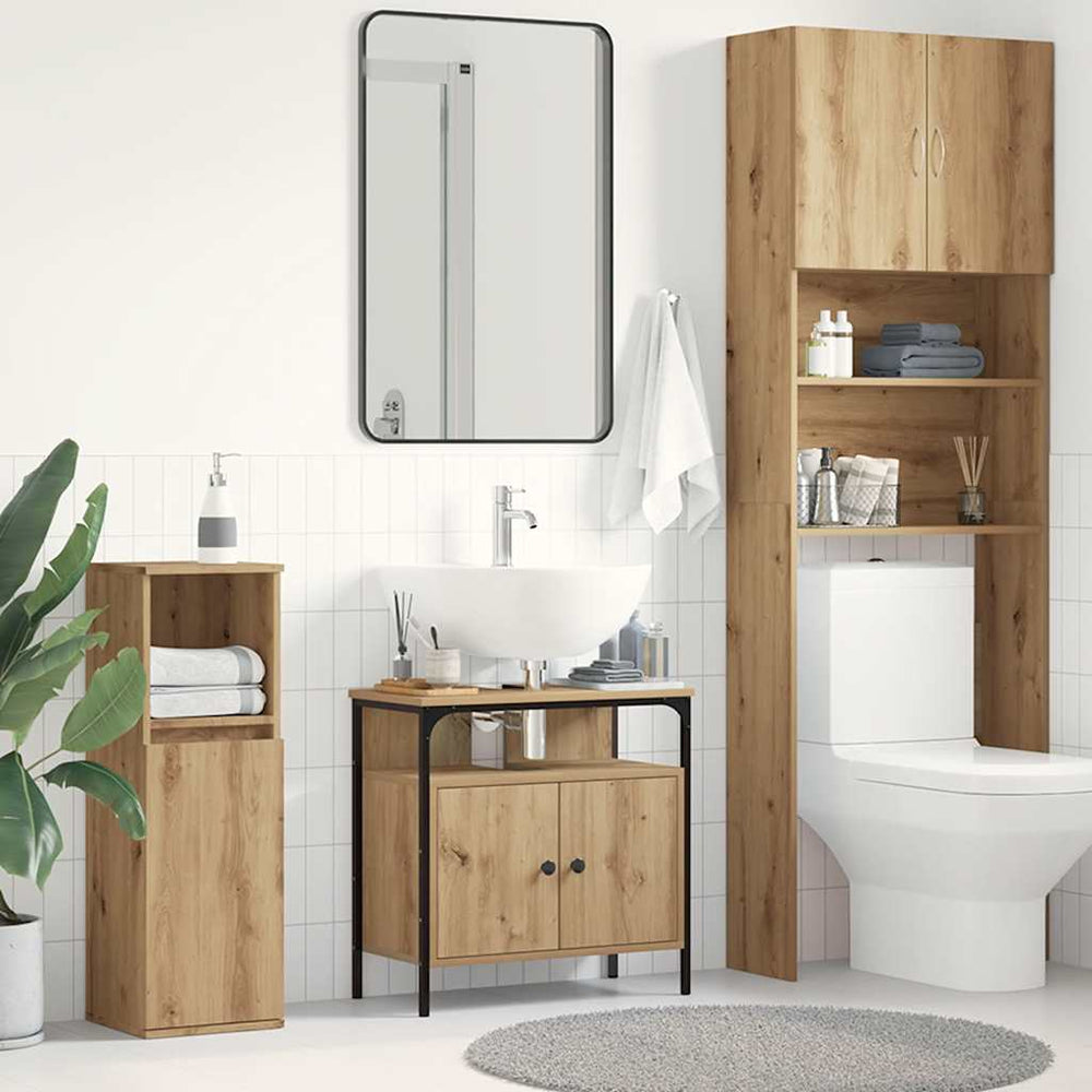 vidaXL Bathroom Sink Cabinet 60x30x60 cm Engineered Wood