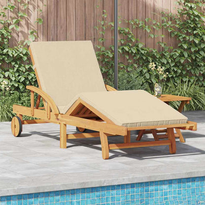 vidaXL Sun Lounger 2 pcs Solid Acacia Wood