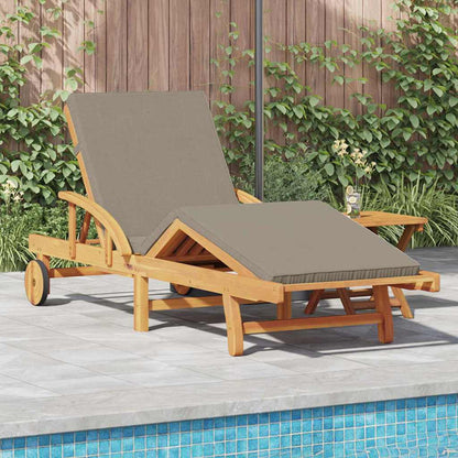 vidaXL Sun Lounger 2 pcs Solid Acacia Wood