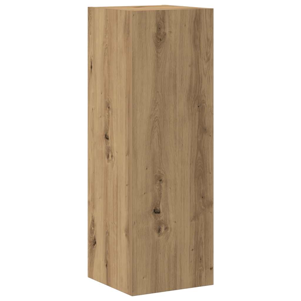 vidaXL Wall Mounted TV cabinets 8 pcs Artisan Oak Engineered Wood 4