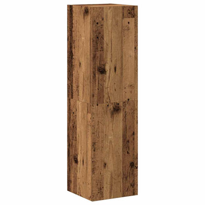 vidaXL 8 Piece Wall-mounted TV Cabinet Set Old Wood Engineered Wood 4