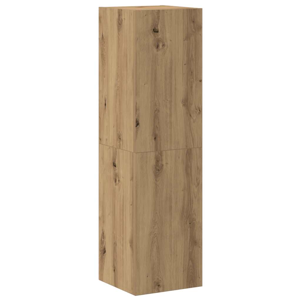 vidaXL Wall Mounted TV cabinets 8 pcs Artisan Oak Engineered Wood 4