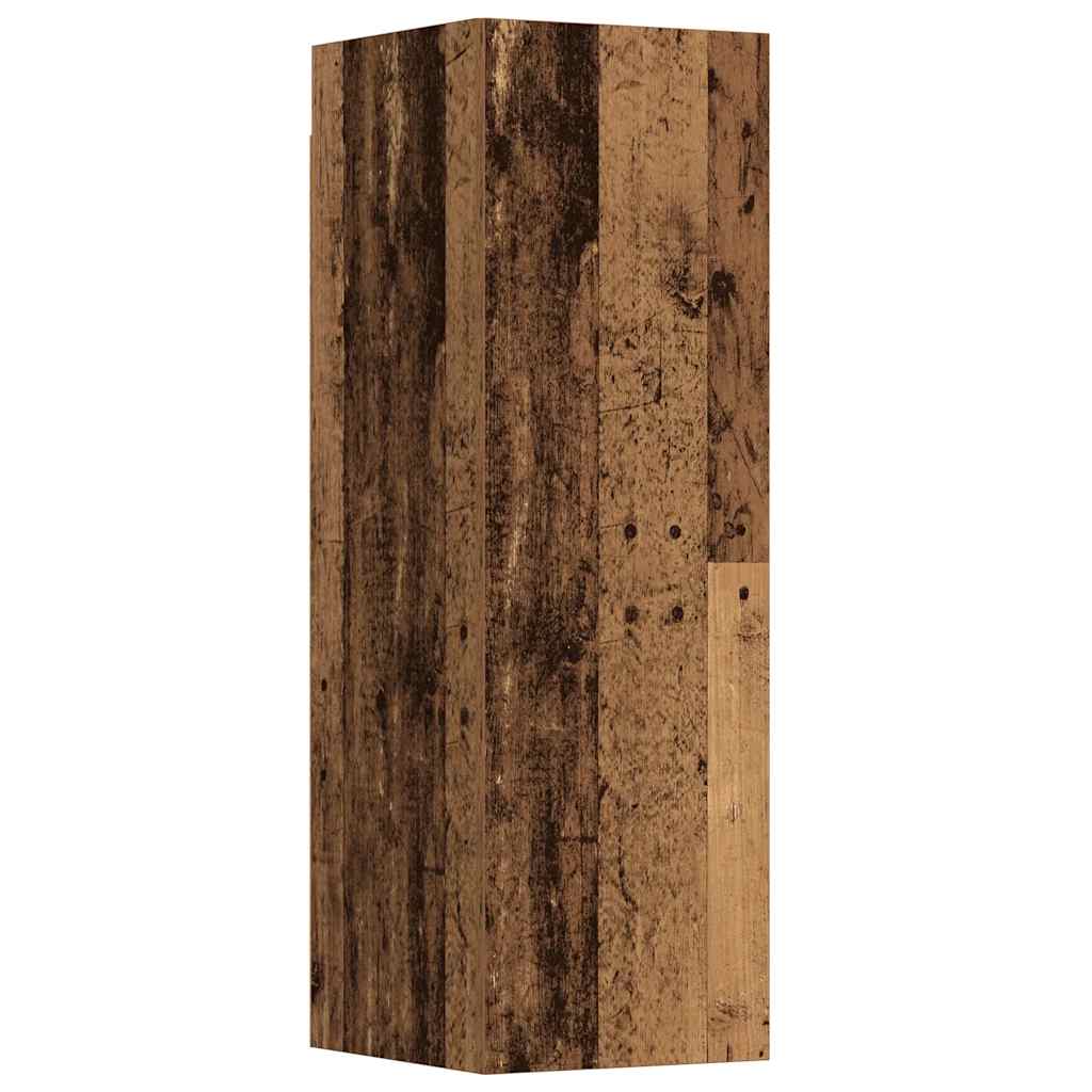 3 Piece TV Cabinet Set Engineered Wood Width 80 cm Old wood
