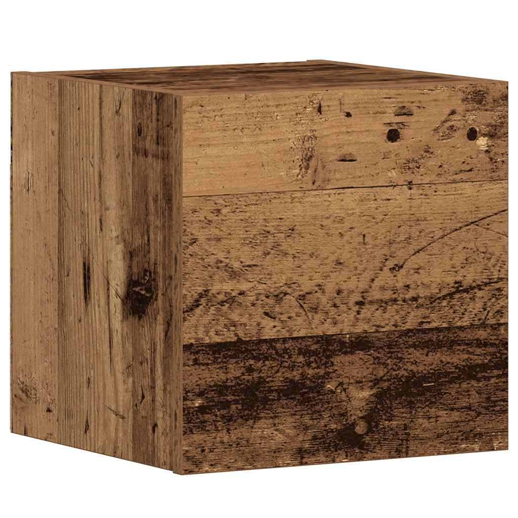 3 Piece TV Cabinet Set Engineered Wood Width 80 cm Old wood
