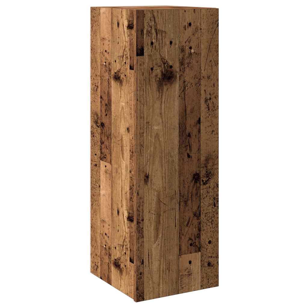 vidaXL 8 Piece Wall-mounted TV Cabinet Set Old Wood Engineered Wood 4
