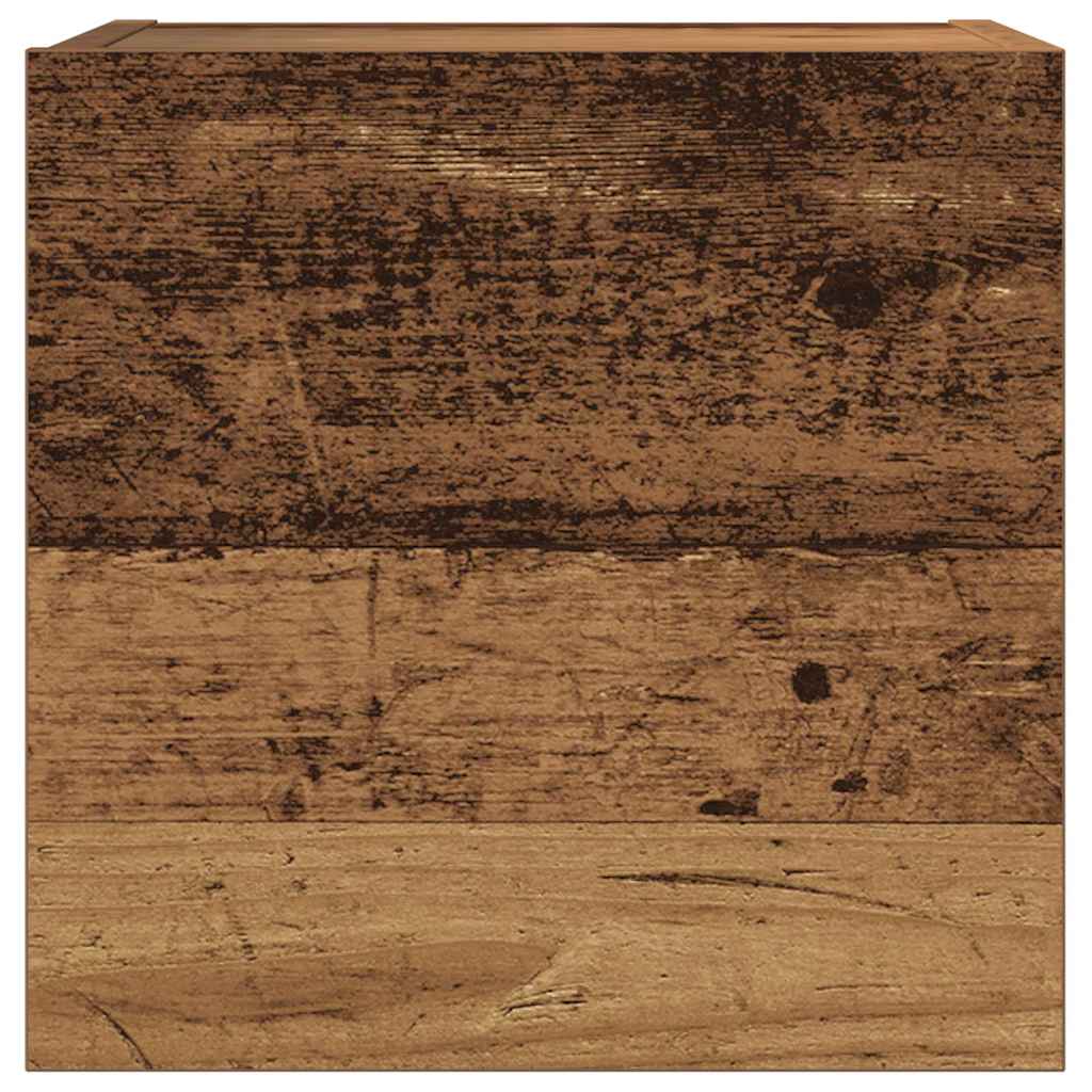 7 Piece TV Cabinet Set Engineered Wood Width 100 cm Old wood