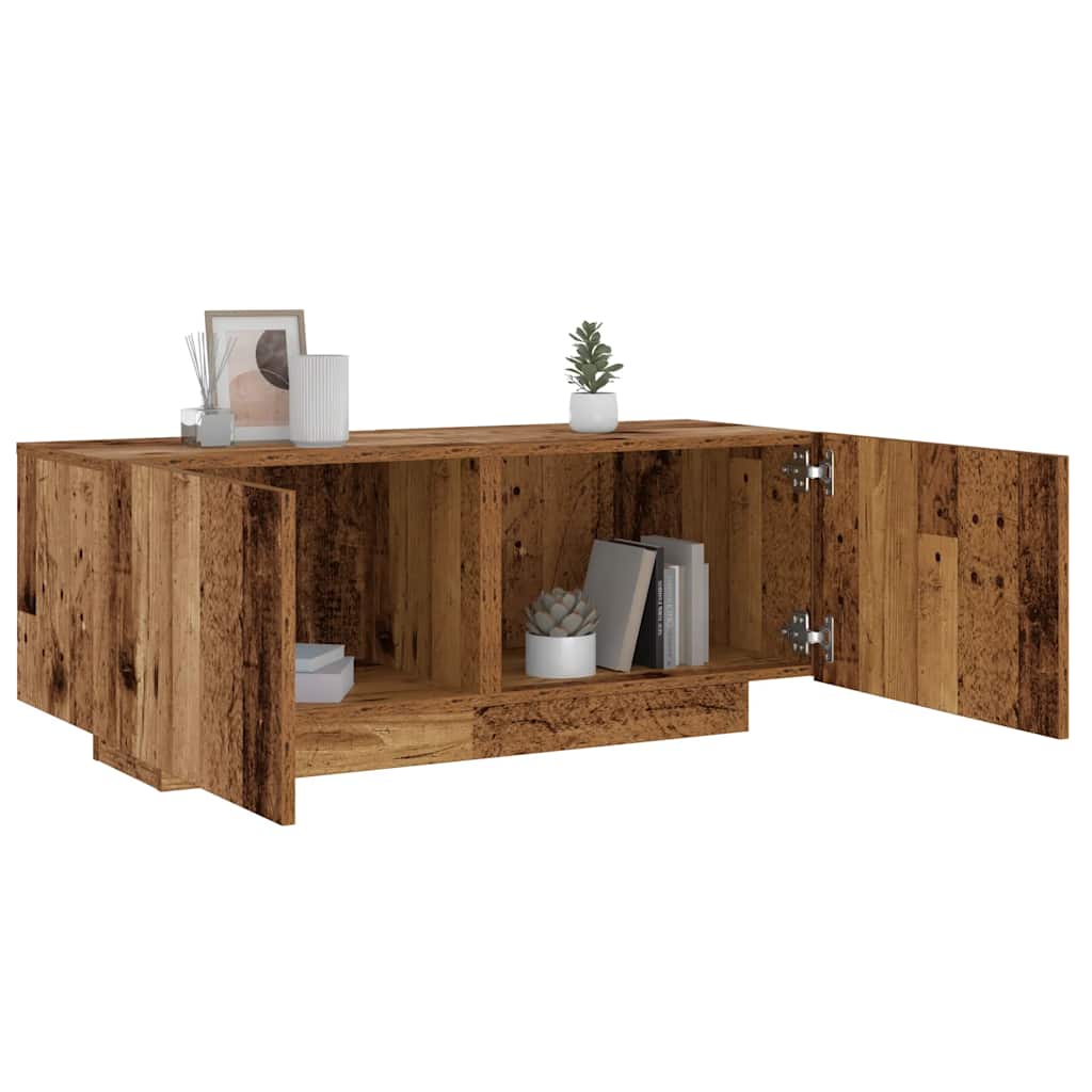 Bedside Cabinet 100x35x40 cm Engineered Wood Old wood